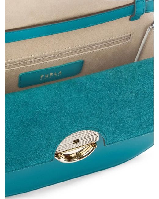 Furla Blue Sfera Cross Body Bag S