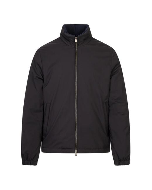 Agnona Black Logo-Plaque Jacket for men