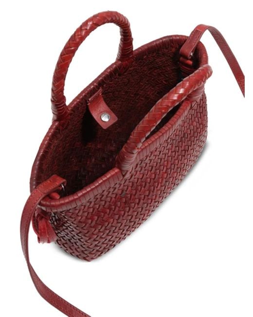 Bimba Y Lola レザーハンドバッグ ミニ Red