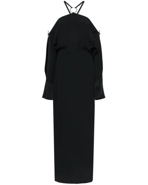 ‎Taller Marmo Black Volturno Maxi Dress