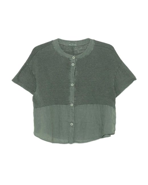 Transit リネン シャツ Green