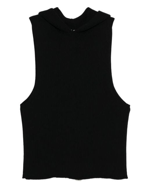 Rick Owens Gebreide Spencer in het Black voor heren