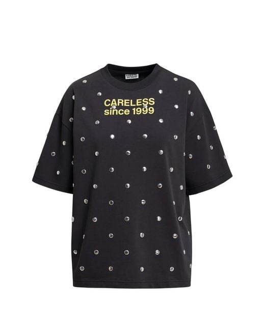 Essentiel Antwerp Black Kourse Stud-Embellished T-Shirt