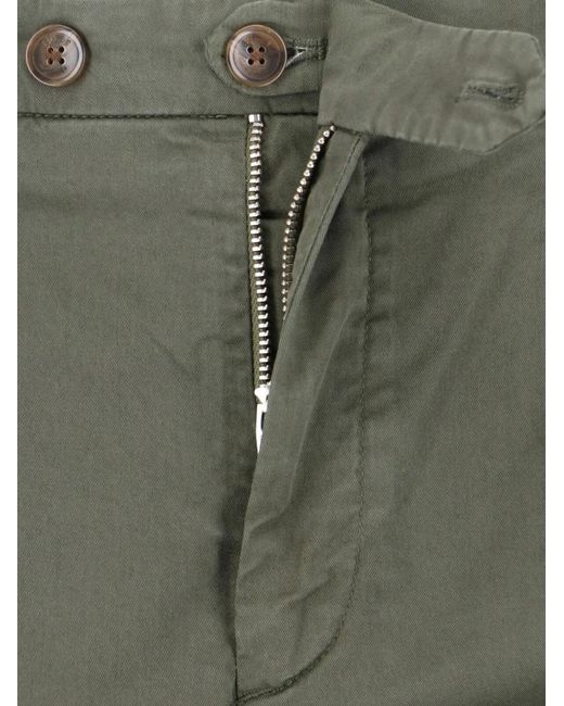 Briglia 1949 Green Buttoned Trousers for men