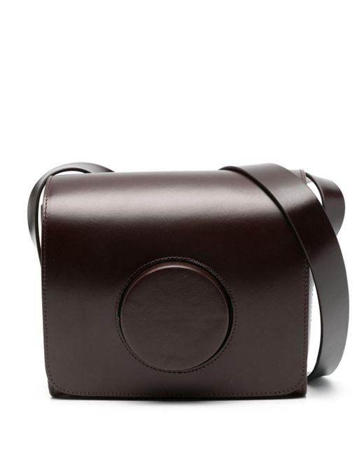 Lemaire Black Camera Leather Cross-body Bag