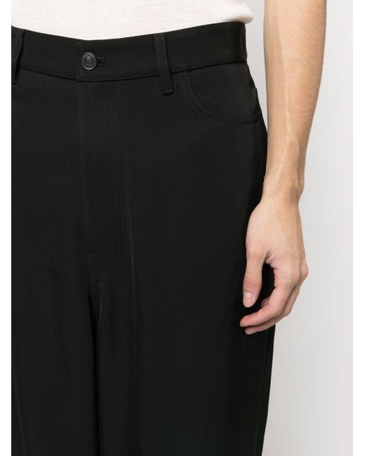 Pantalon ample à coupe cinq poches Balenciaga pour homme en coloris Black