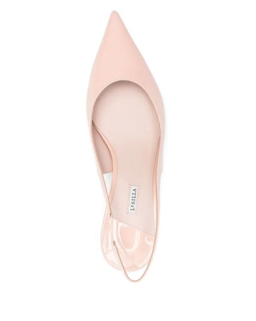 Le Silla Pink 55Mm Bella Slingback Pumps
