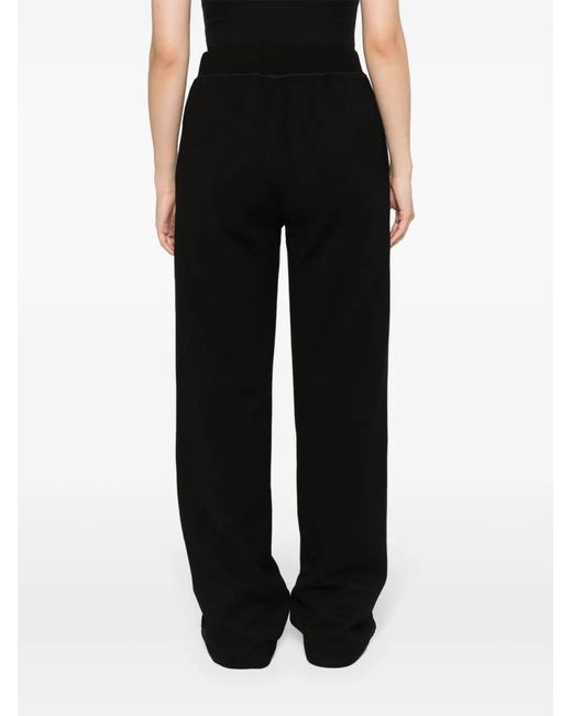 DSquared² Black Icon-Print Cotton Track Pants