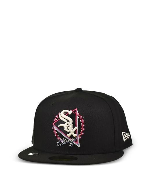 KTZ Black 59Fifty Chicago Sox Mlb Cap