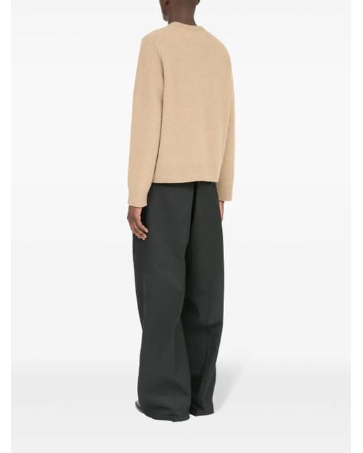 メンズ Maison Margiela クルーネック セーター Natural