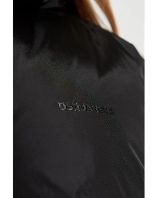Plumífero Con Logo Bordado DSquared² de color Blue