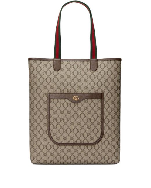 Gucci Brown Large Ophidia Tote Bag for men