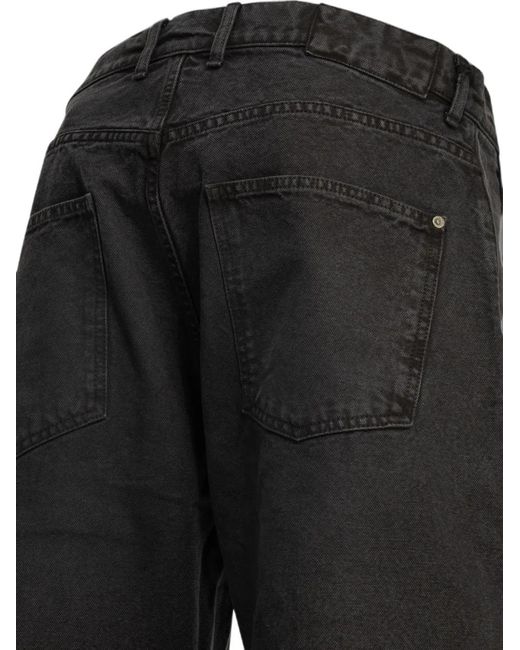 mfpen Black Modified Straight-Leg Jeans