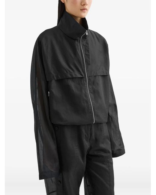 Jil Sander Black Muslin Jacket