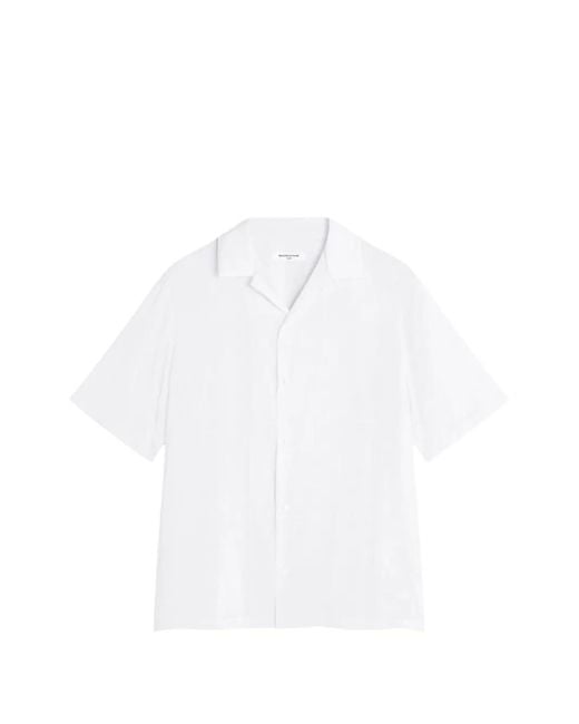 Maison Kitsuné White Resort Shirt for men