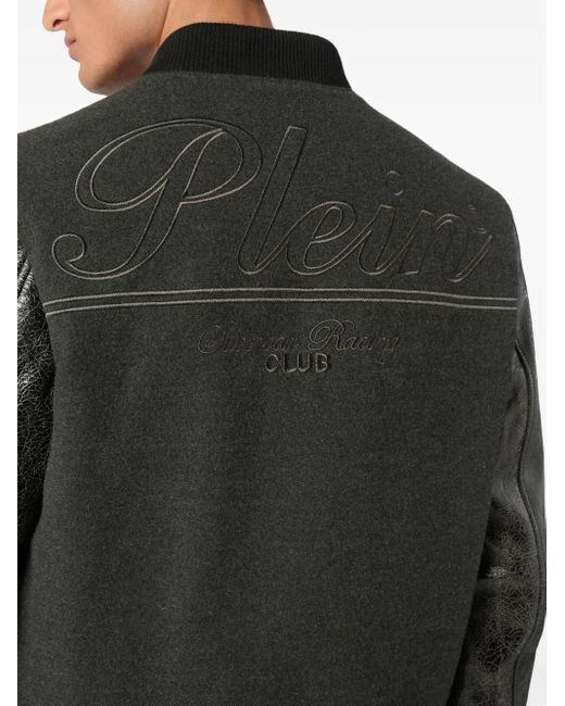 Philipp Plein Plein Club Bomberjack in het Black voor heren