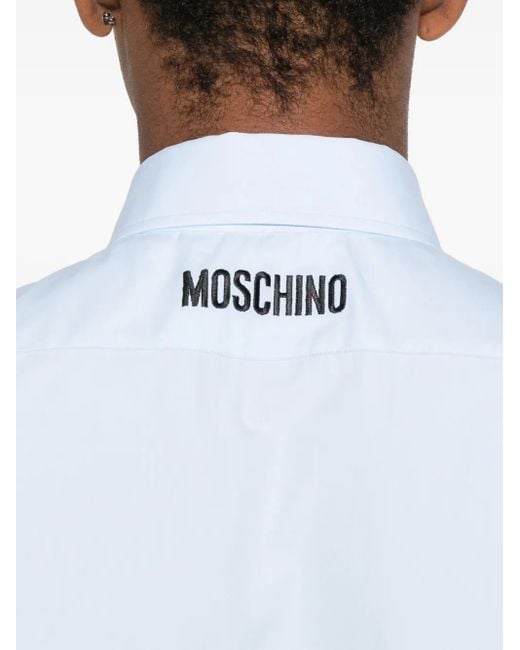 Moschino White Light Cotton Shirt for men