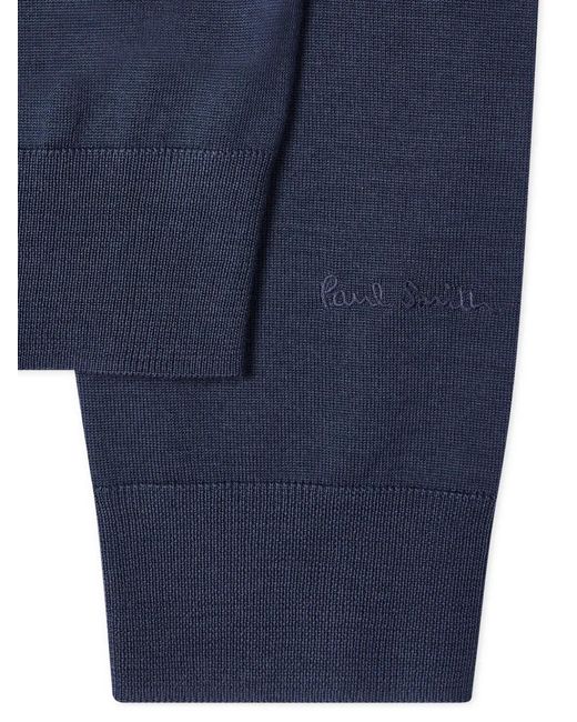 Maglione Con Scollo A V di Paul Smith in Blue da Uomo