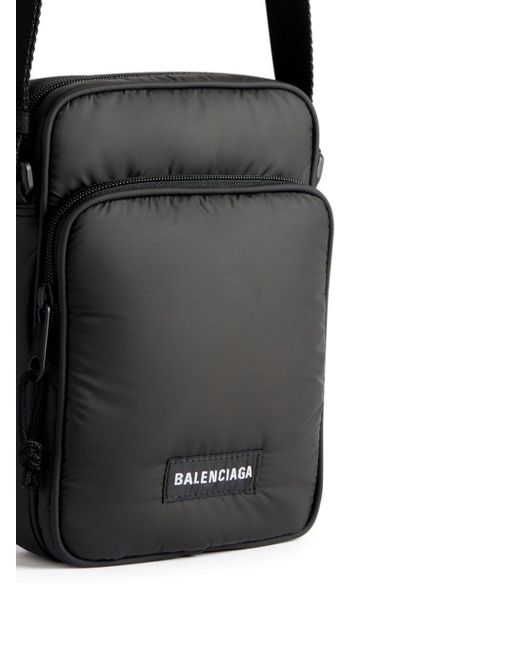 Balenciaga Explorer Padded Messenger Bag in Black for Men Lyst