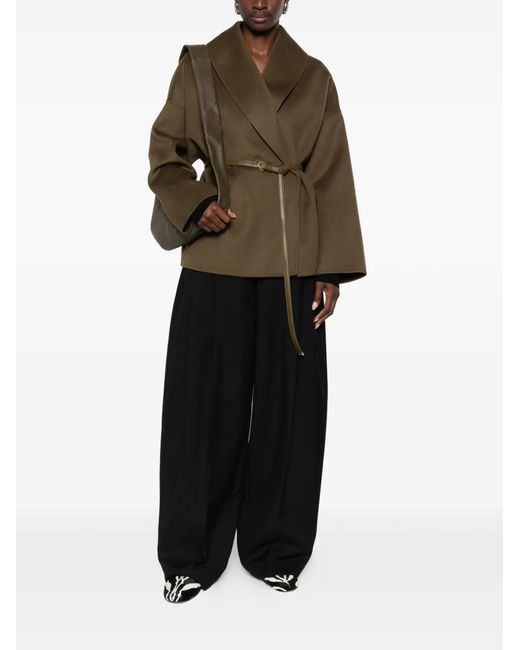 Max Mara Green Belted Jacket