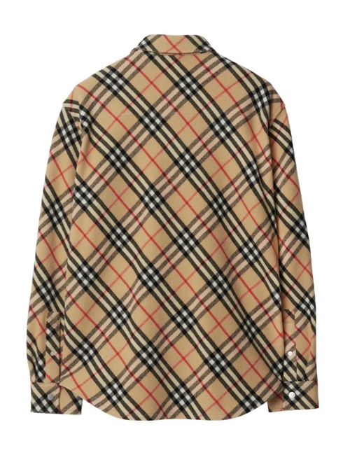 Burberry Brown Camicia Vintage Check for men