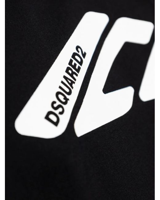 DSquared² Black Cotton T-Shirt for men