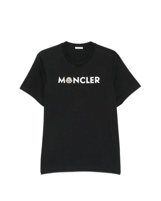 Moncler Black Ss T-Shirt for men