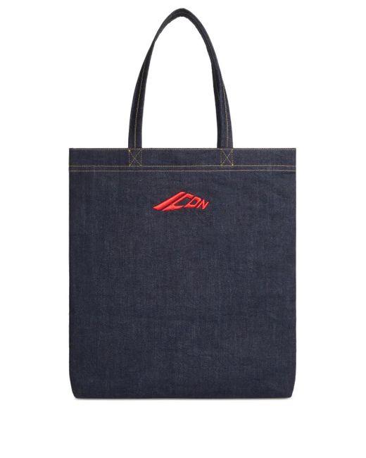 DSquared² Blue Icon Tote Bag for men