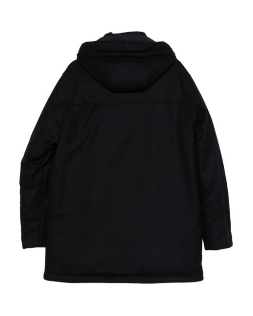 Zegna Black Hooded Jacket for men