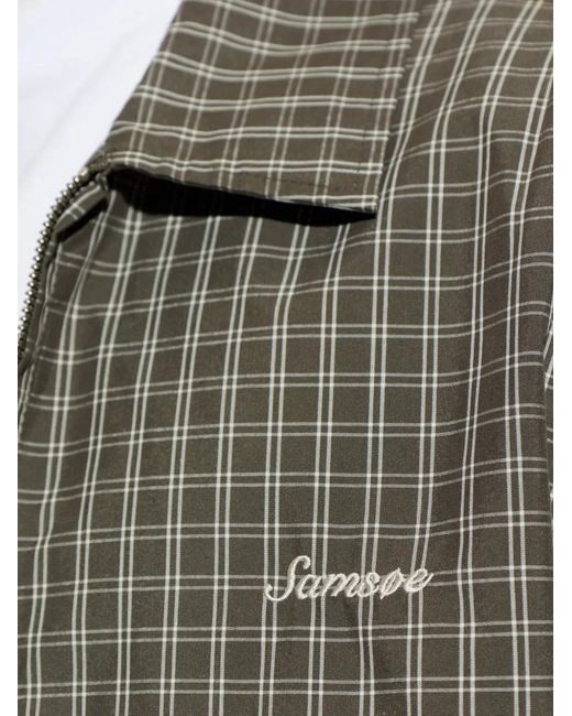 Chaqueta Sabeck A Cuadros Samsøe & Samsøe de hombre de color Green