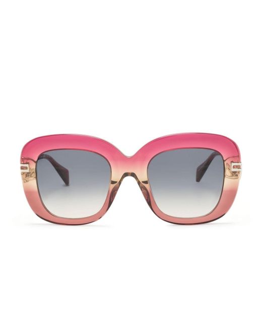 Vivienne Westwood Pink Pamela Square-frame Sunglasses for men