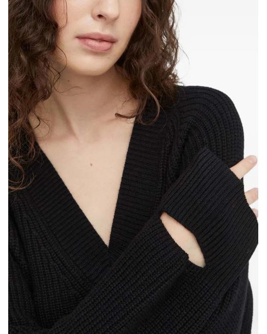 Herskind Black V-Neck Sweater