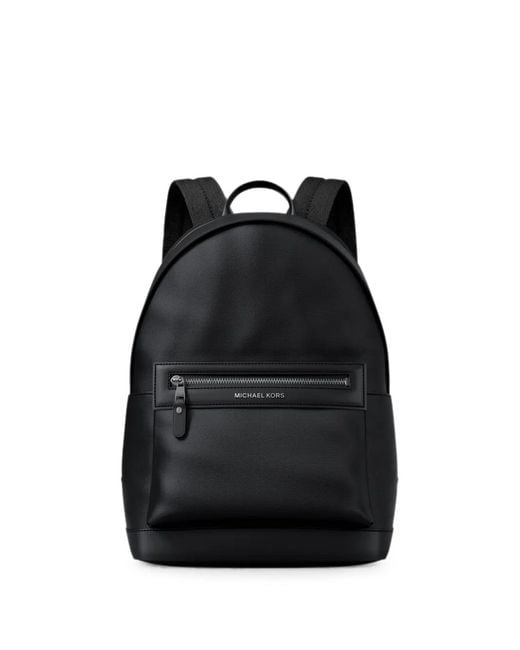 Michael Kors Black Jet Set Logo-Plaque Backpack for men