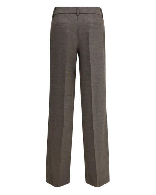 P.A.R.O.S.H. Gray Button-Fastening Trousers