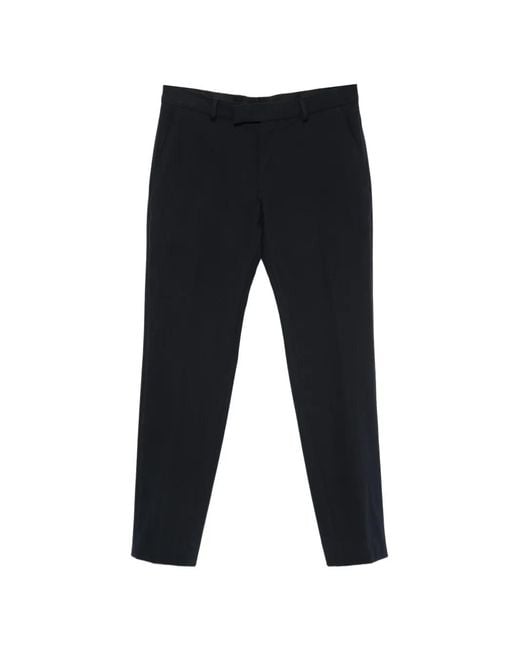 Karl Lagerfeld Black Logo-Patch Trousers for men