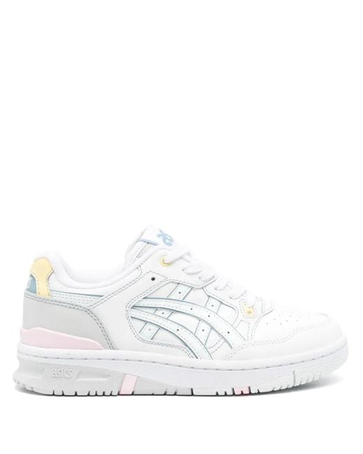 Asics White Ex89 Leather Sneakers
