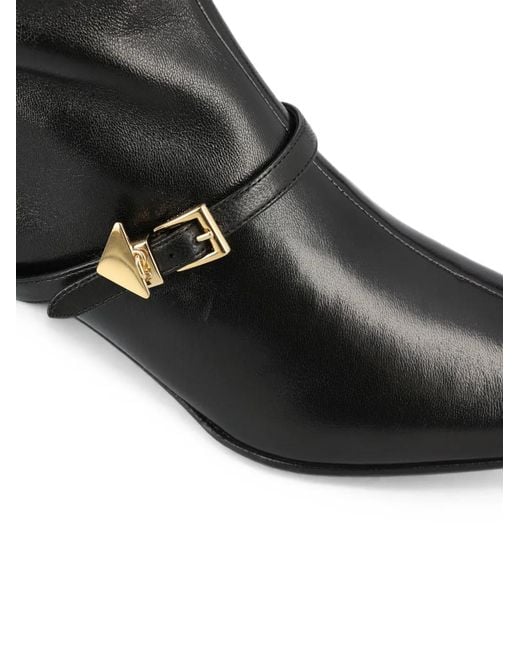 Prada Black Stretch Nappa Leather Booties