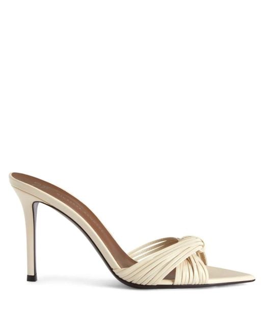 Giuseppe Zanotti Intriigo 90mm ノット サンダル Metallic