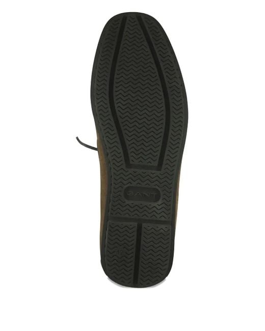 Gant Brown Wilmon Suede Boat Shoes for men