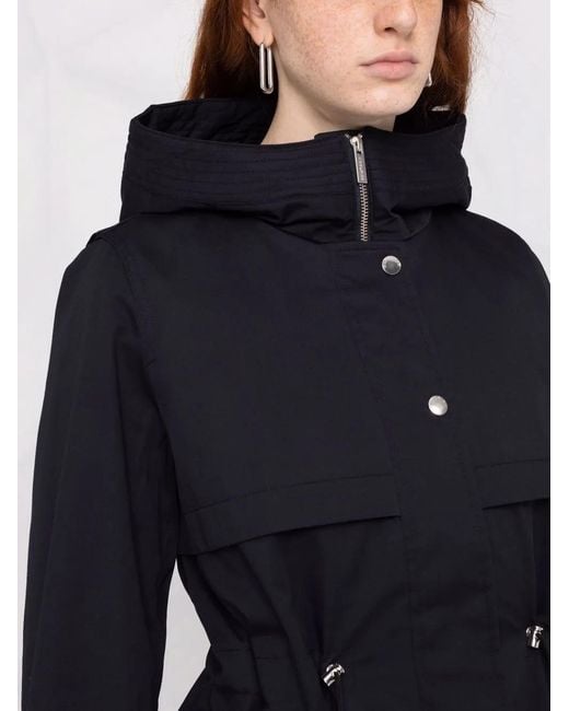 Woolrich Blue Havic Zip-Front Parka Coat