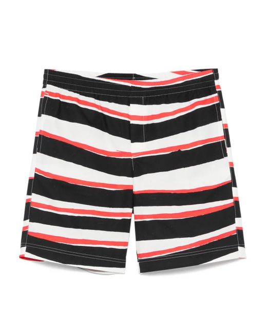 Short À Rayures MSGM pour homme en coloris Black