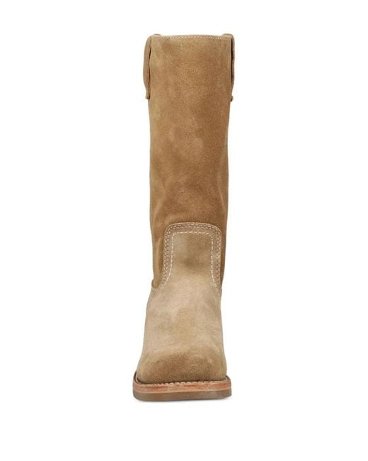 Frye Brown Campus Boots
