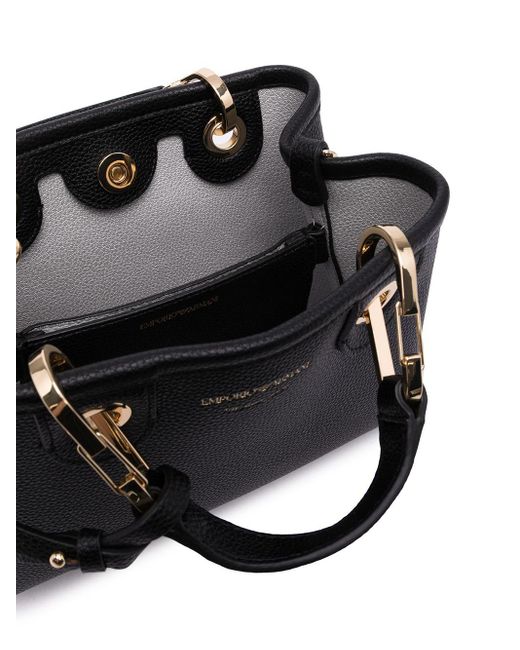Emporio Armani Black Myea Mini Shopping Bag