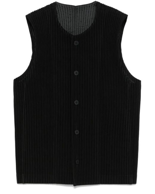 メンズ Homme Plissé Issey Miyake Tailored Pleats 1 ベスト Black