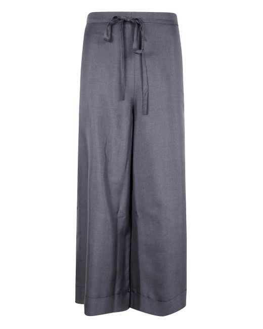 Pantalones con cordones Daniela Gregis de color Blue