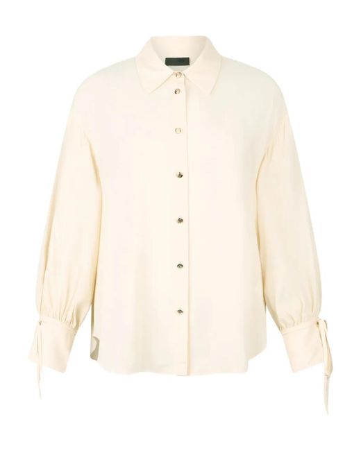 Liu Jo Natural Tie-Cuff Shirt