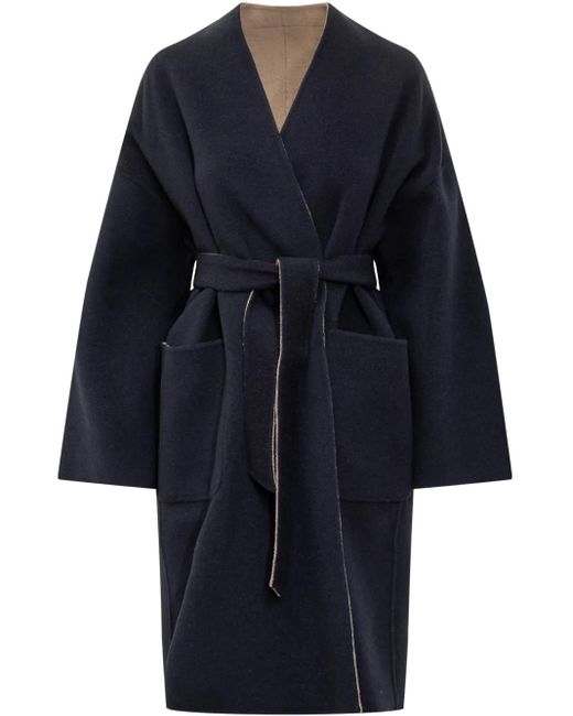 Max Mara Blue "Georgia" Coat