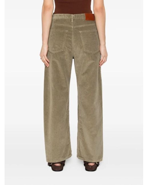 Studio Nicholson Green Corduroy Trousers