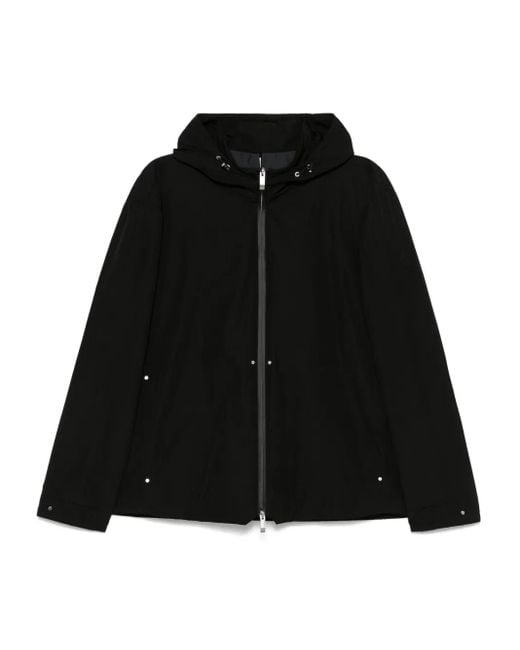 メンズ Moncler Lacha フーデッドジャケット Black