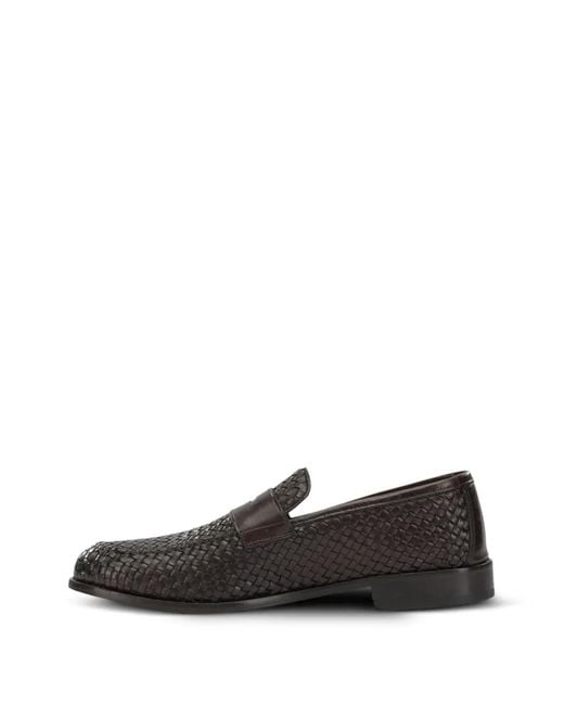 Marechiaro 1962 Loafer Mit Webmuster in White für Herren